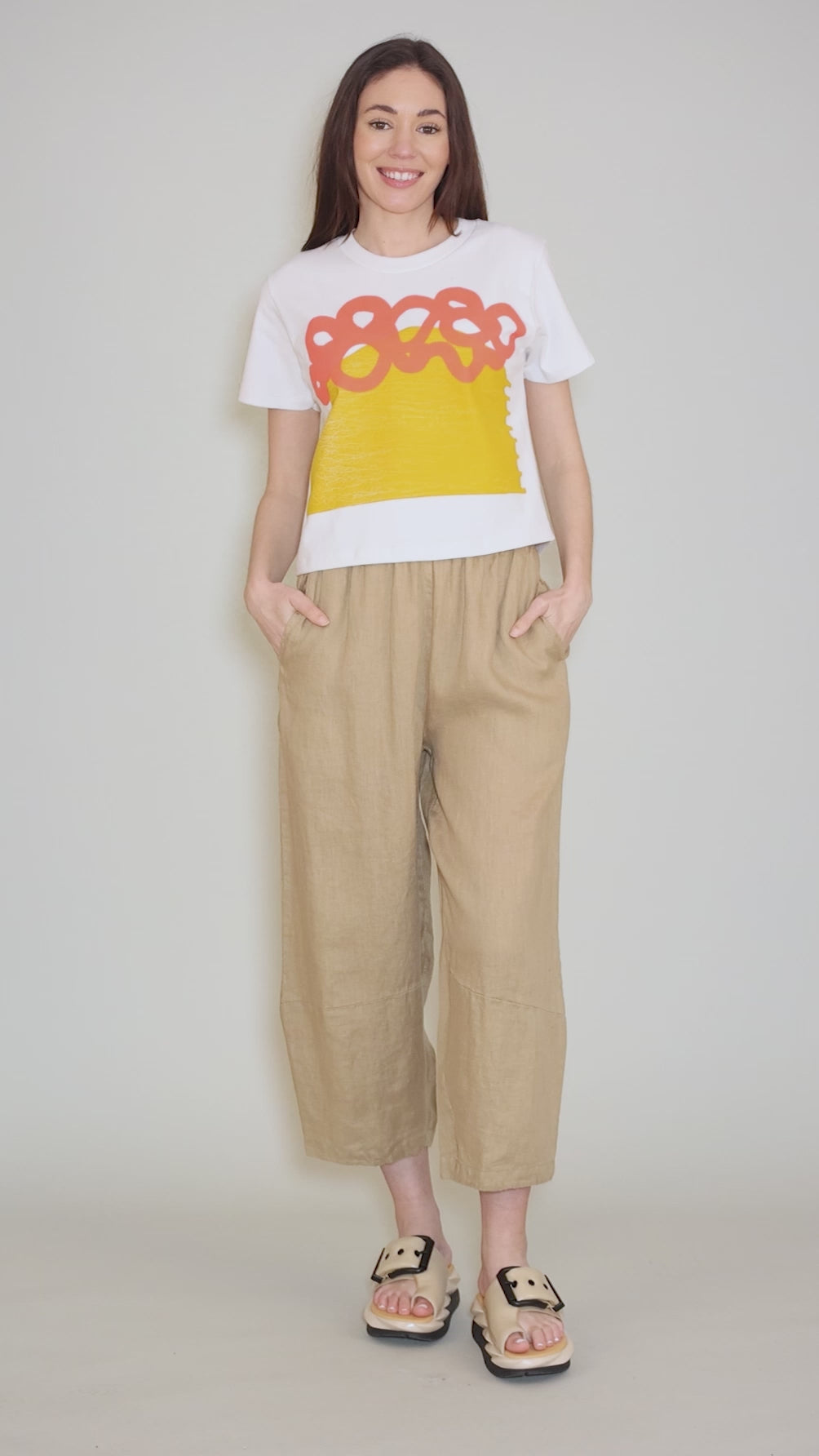 Wander Elaine Tee, Bone Angle 5