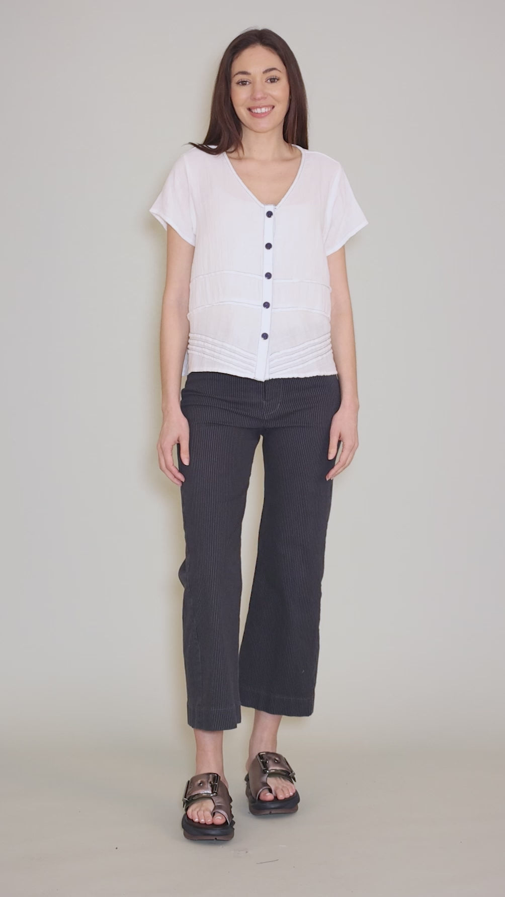 Elle Top, White Angle 5