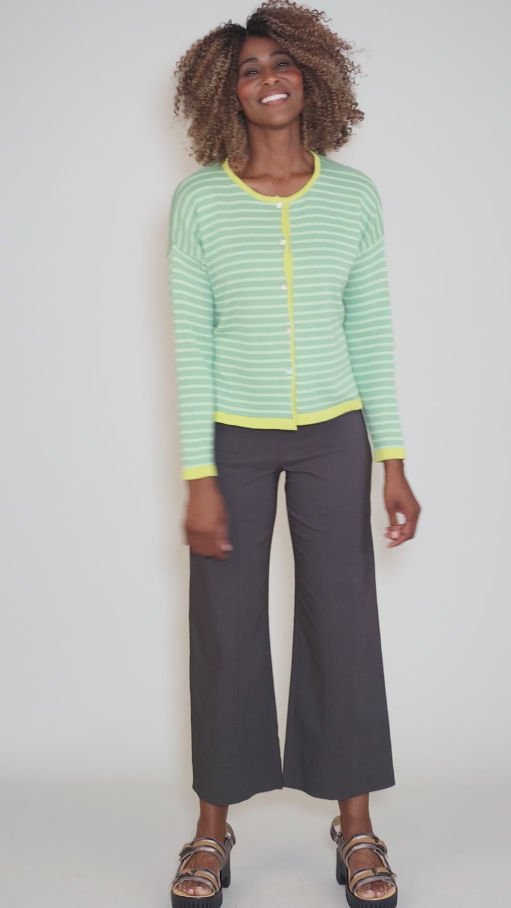 DeeDee Sweater, Lime Angle 5
