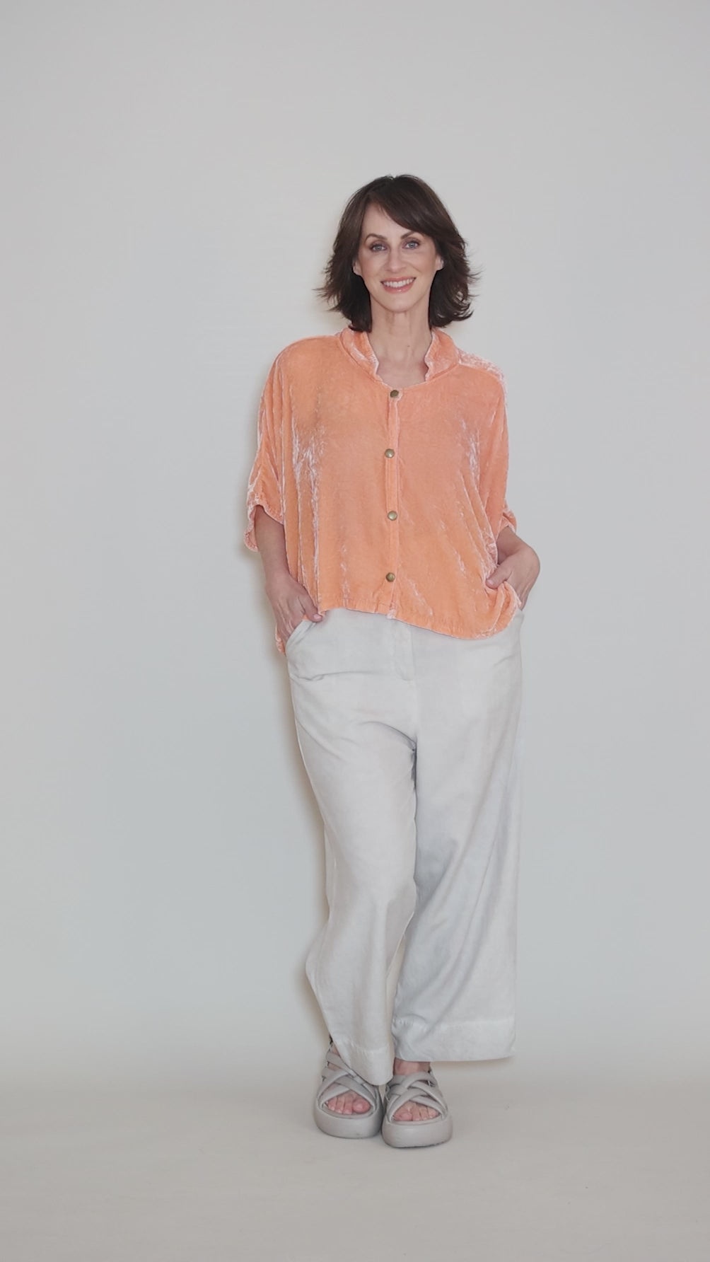 Velvet Sparrow Top, Sunset Angle 5