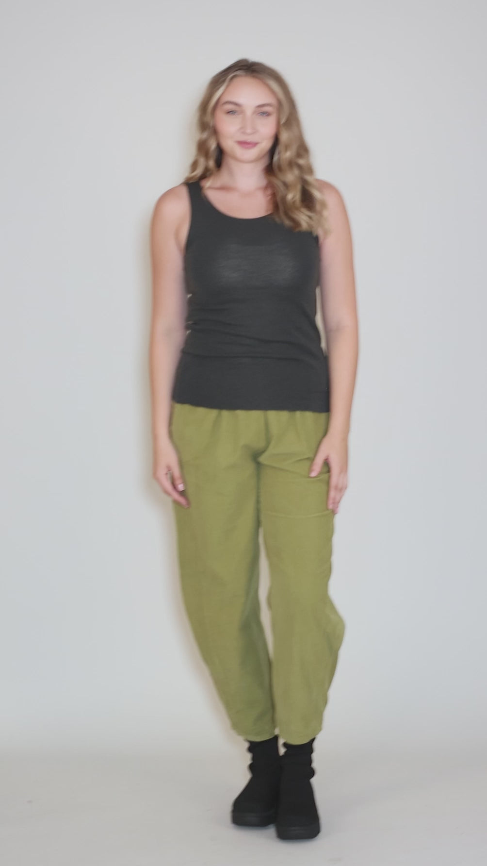 Wool Layer Tank, Raven Angle 5