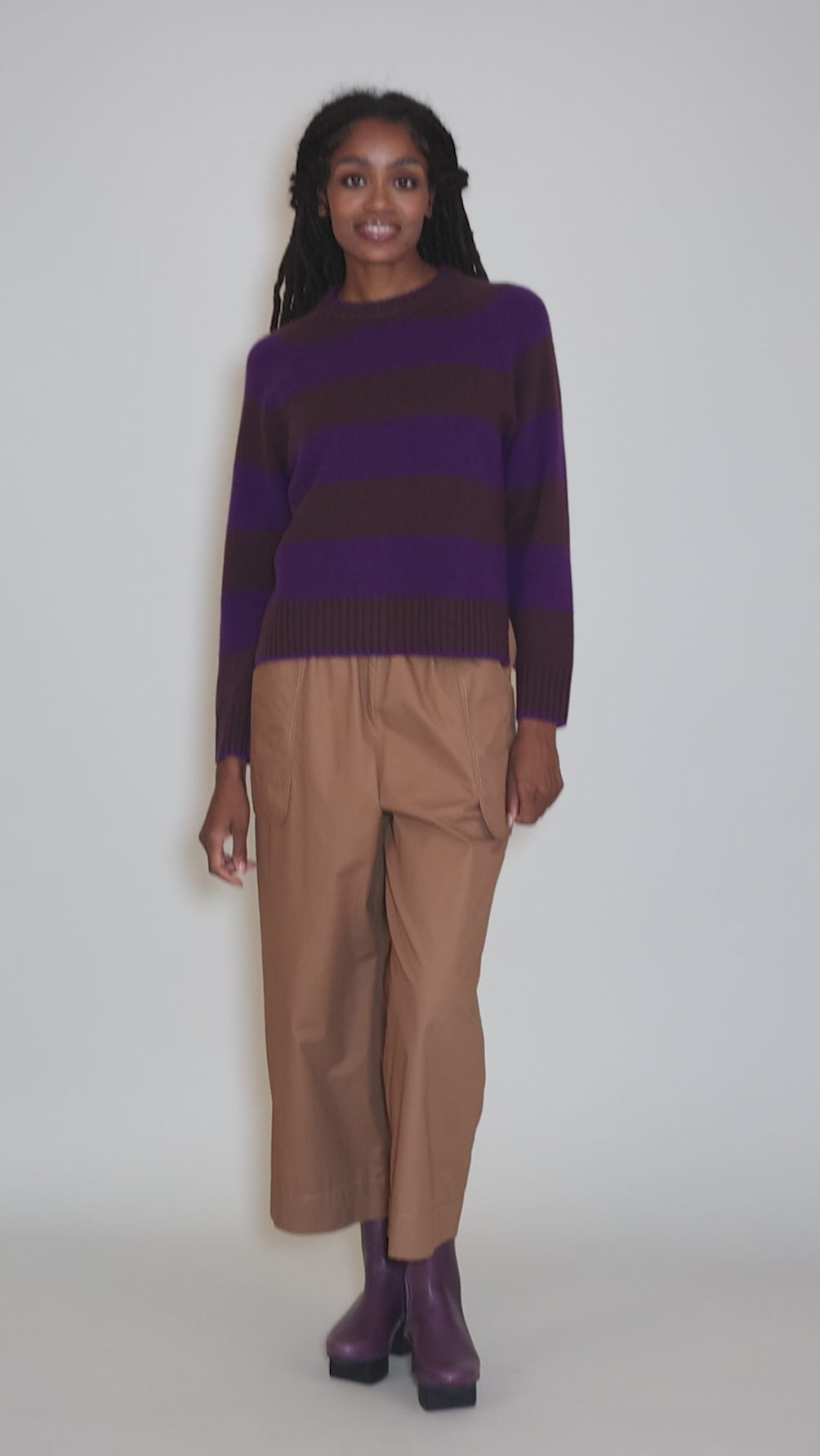 Mendocino Pullover, Plum/Grape Angle 5