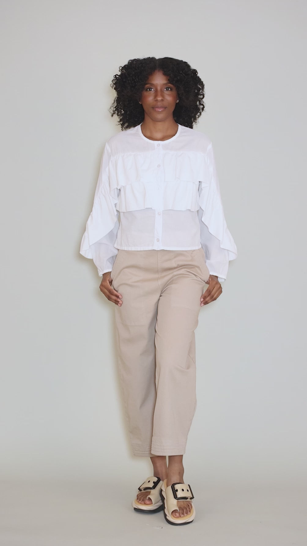 Metric Pant, Oatmeal Angle 5