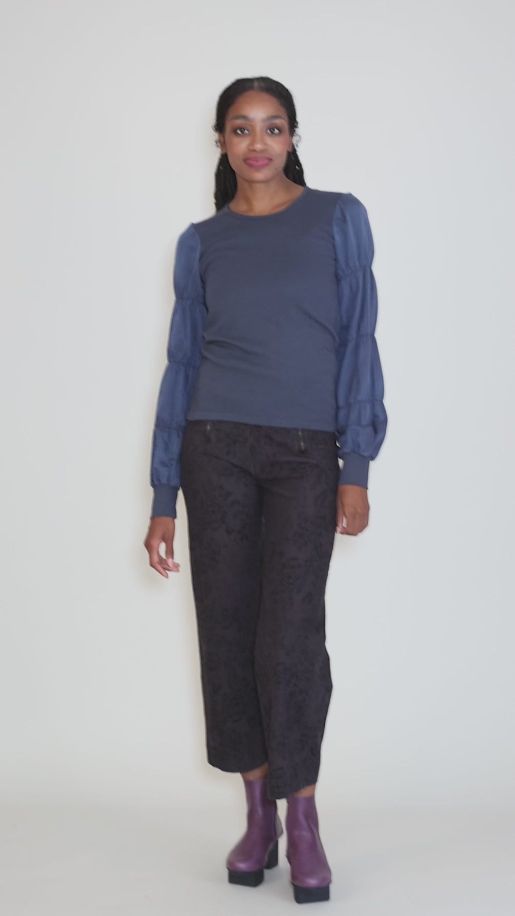 New Regency Top, Deep Teal Angle 5