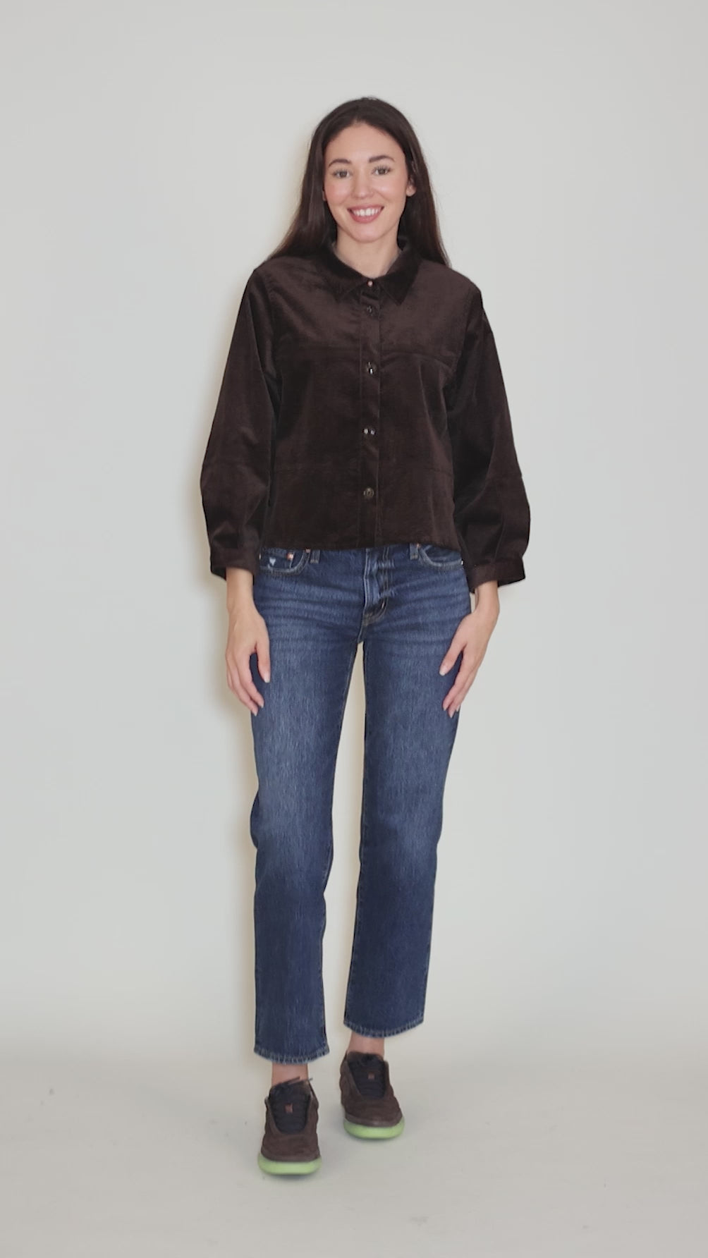 Leotown Over Shirt, Coffee Angle 5