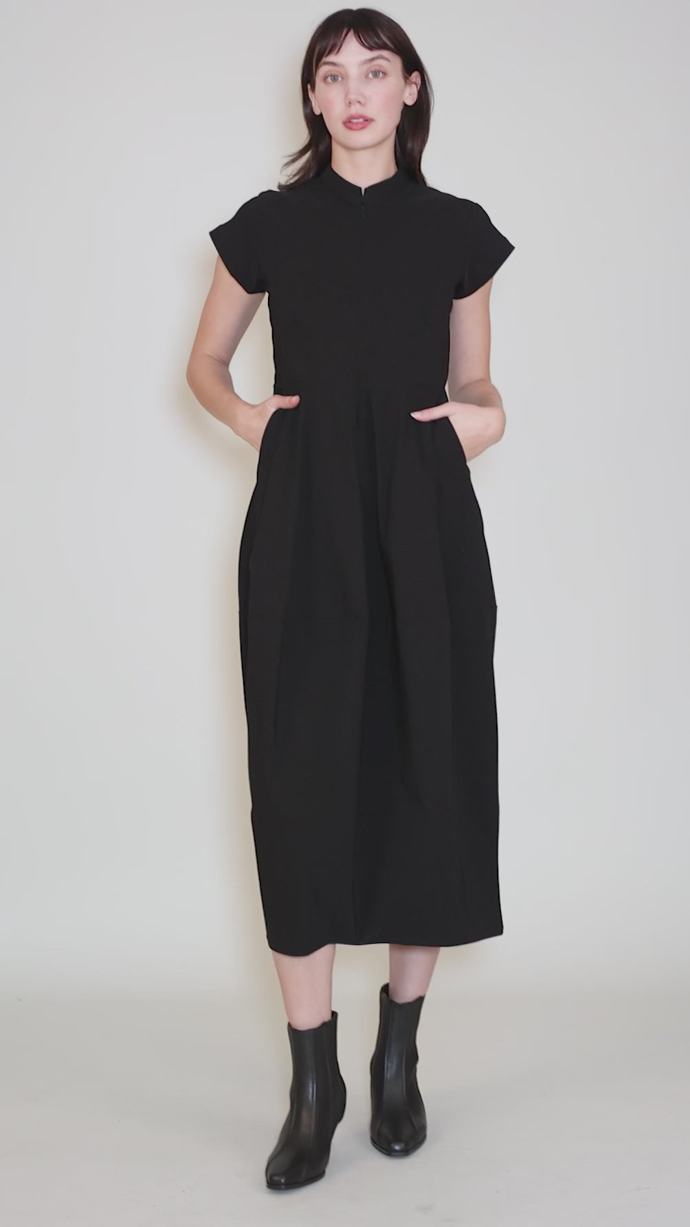 Magic Stretch Dress, Black Angle 5