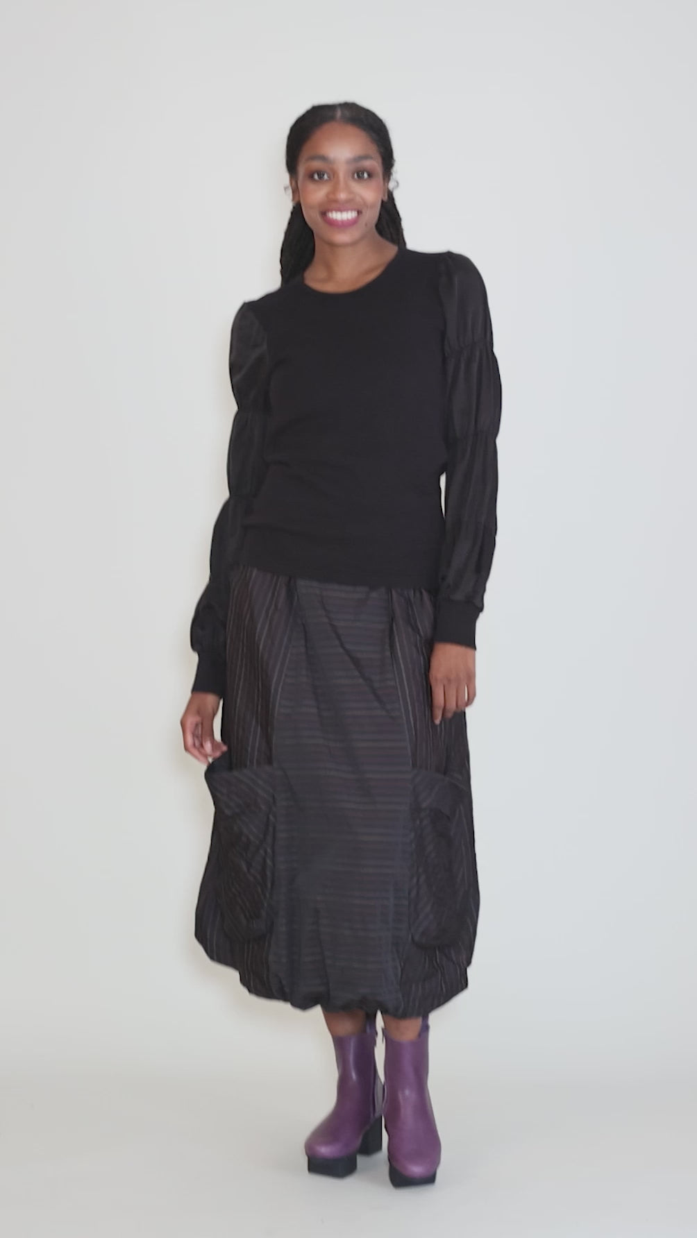 New Regency Top, Black Angle 5