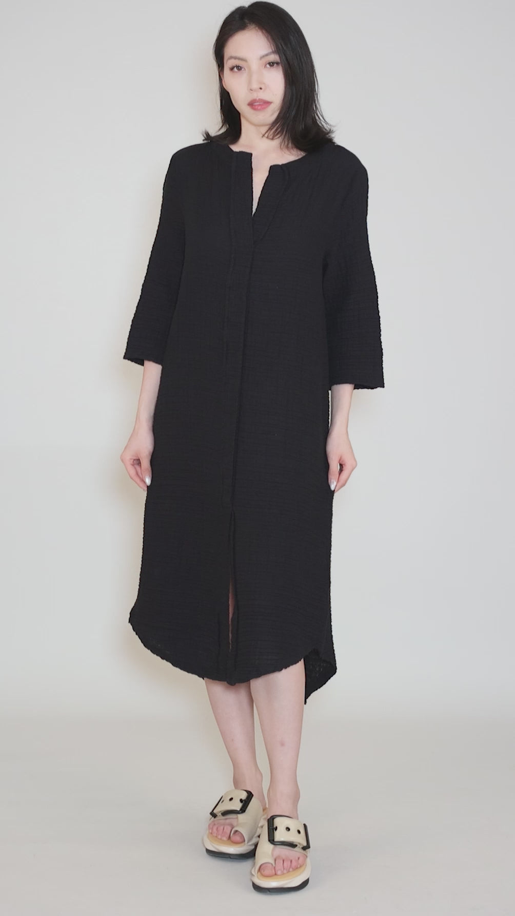 Hallie Dress, Black Angle 5