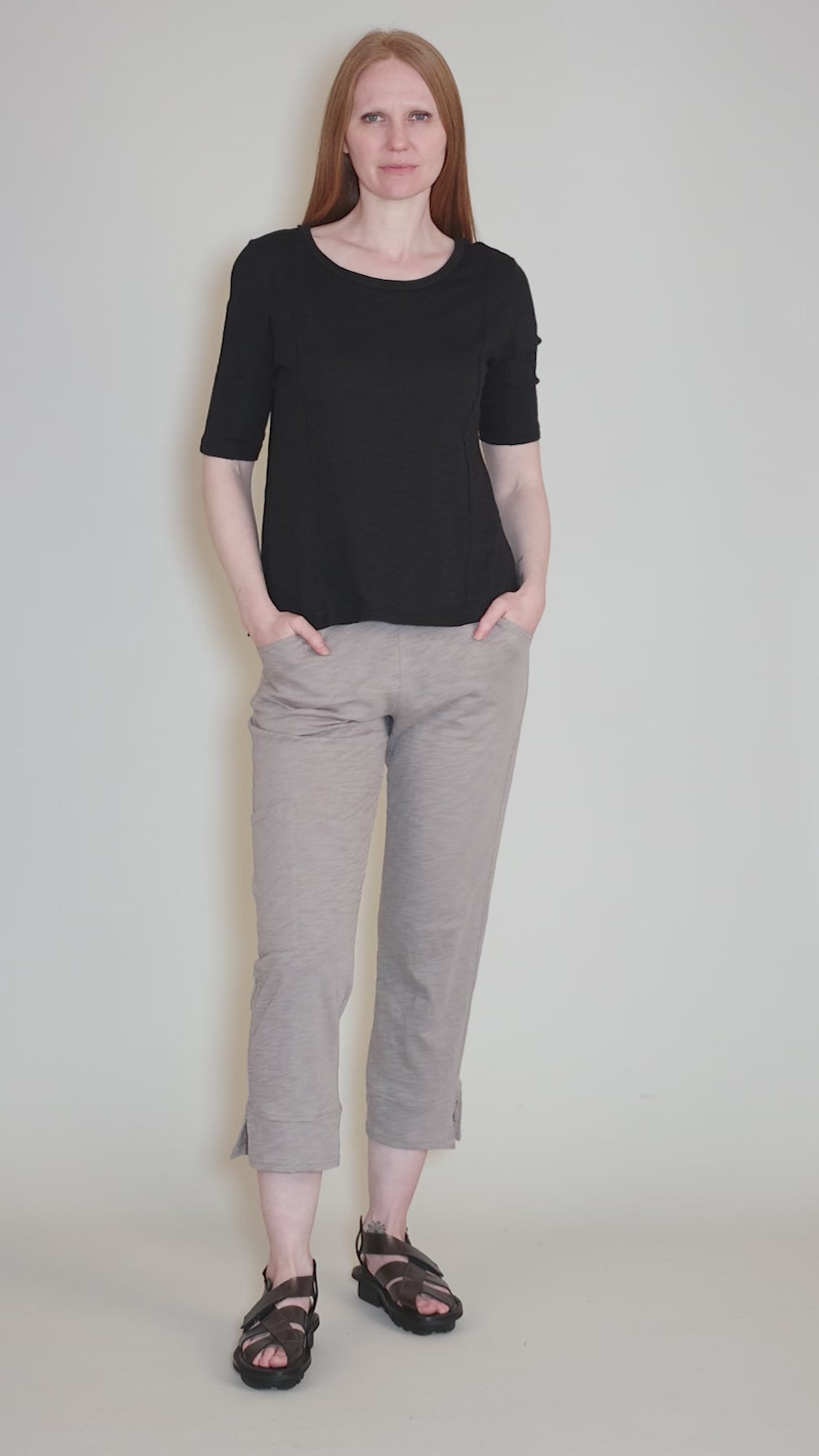 Edgewater Flood Pant, Fog Angle 5