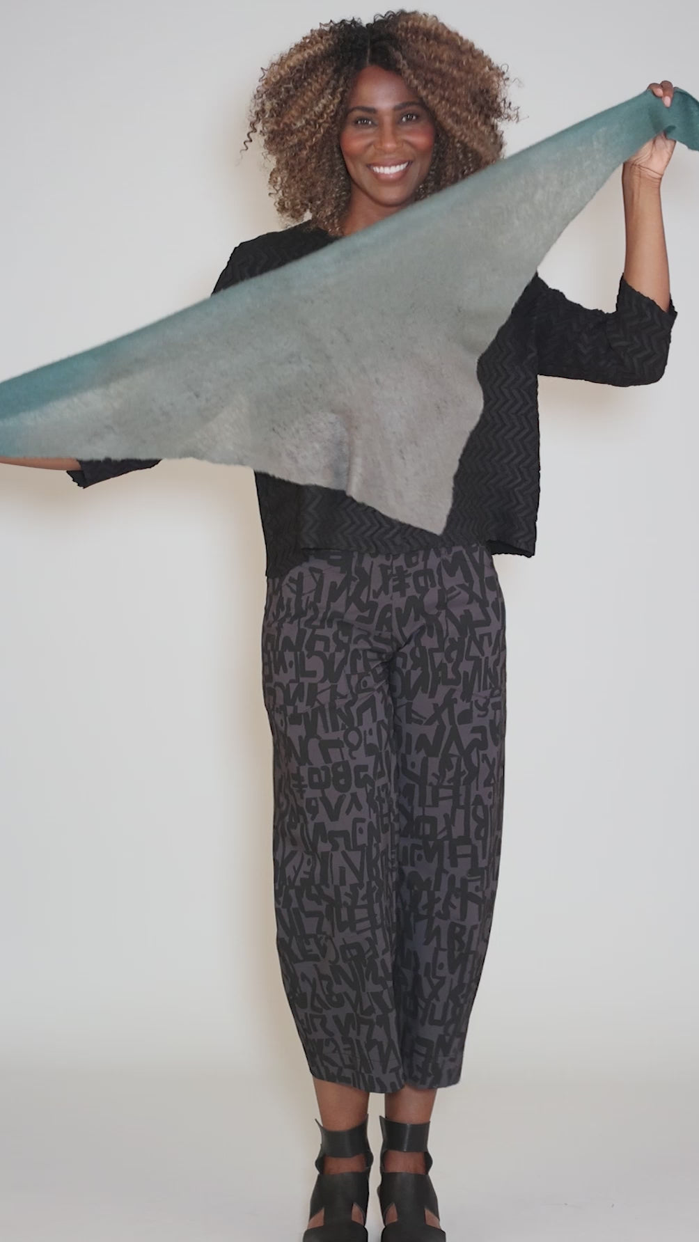 Ombre Bandana, Greens Angle 3