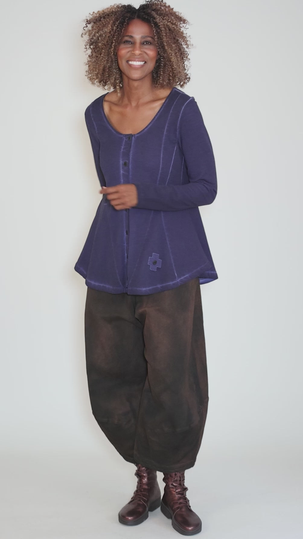 TuTunic Button Up, Ocean Angle 5