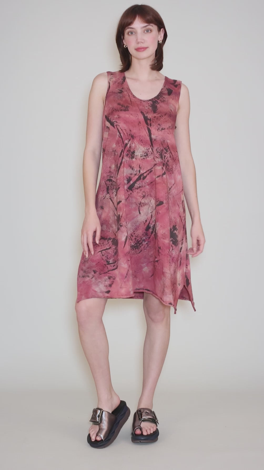 Freda Dress, Damask Angle 5