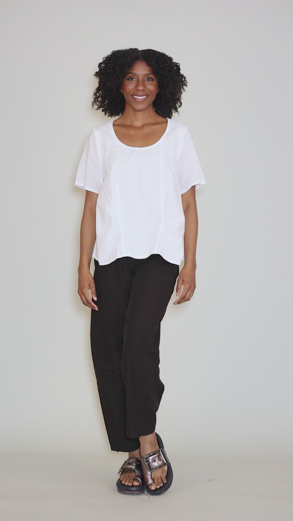 Carmelia Pullover, White Angle 7