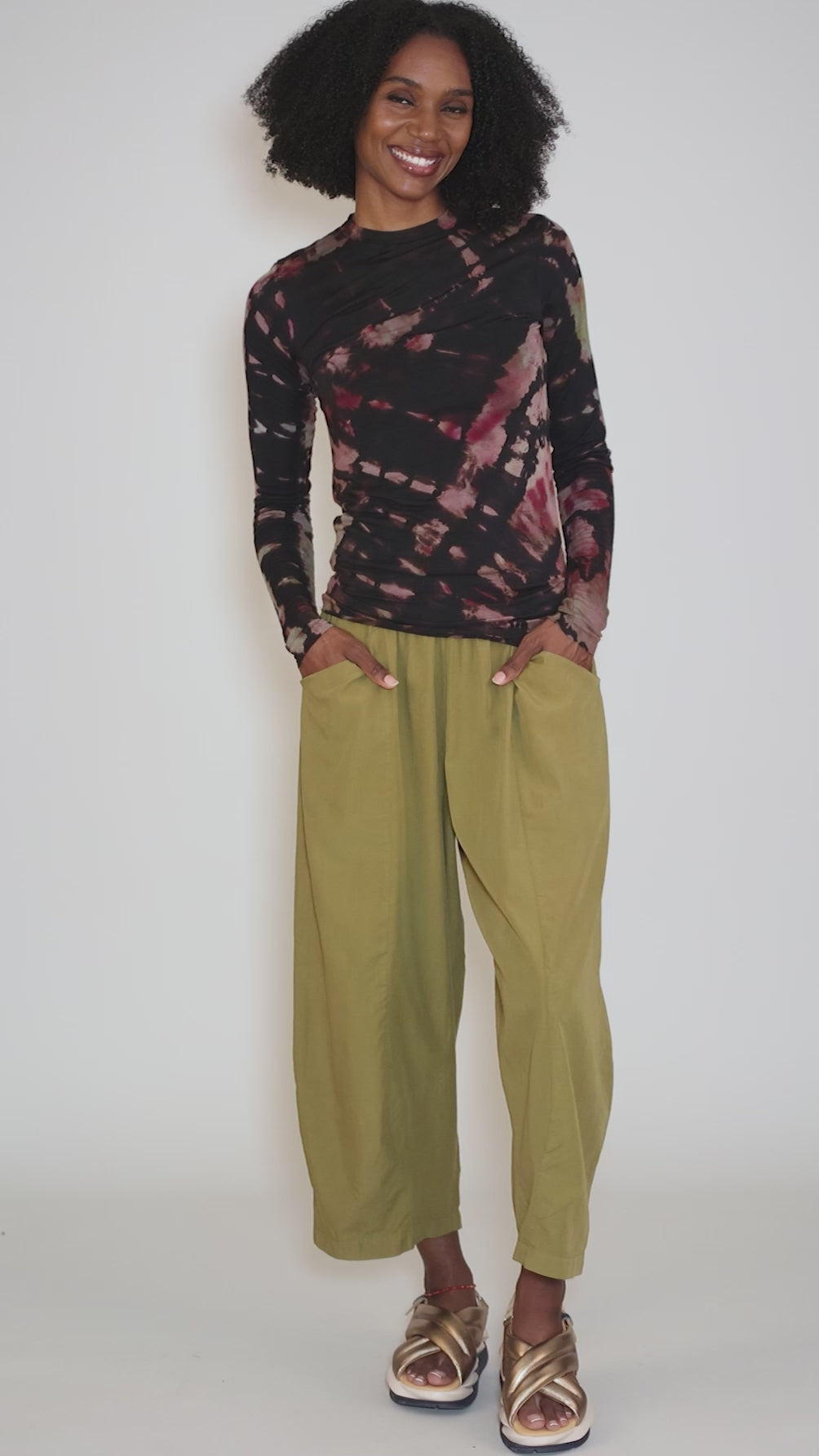 Dream Knit Spiral Tee, Storm Angle 5