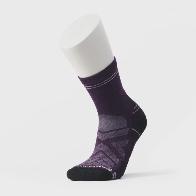 Smartwool Hike Light Cushion Mid Crew Sock, Purple Iris 