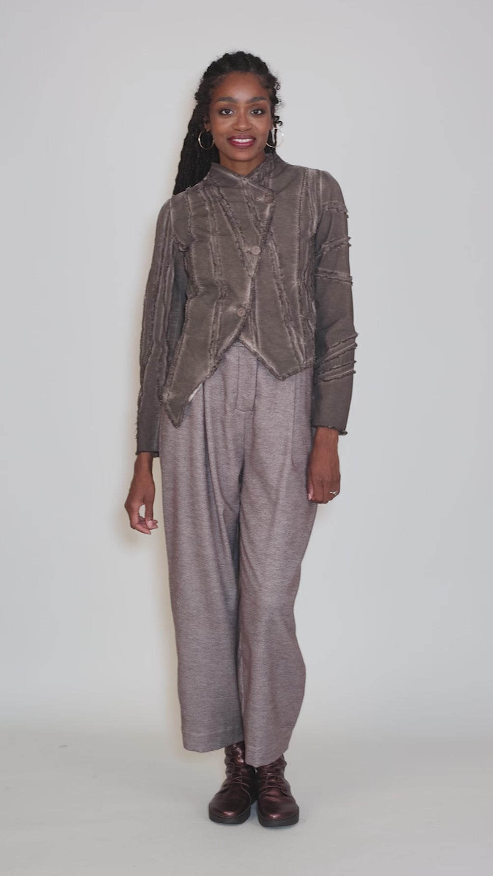 Casso Pants, Dusty Pink Angle 5