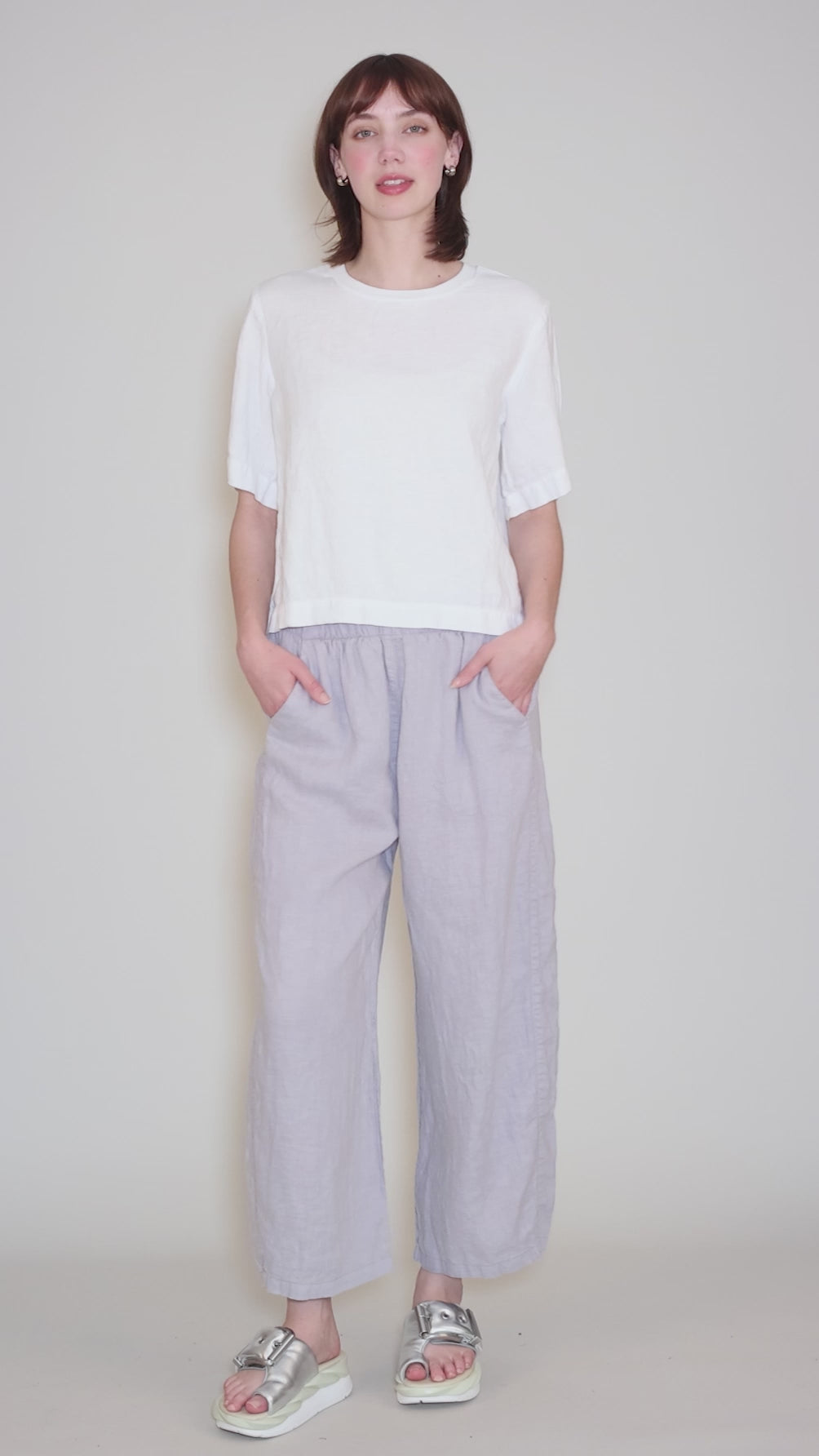 Framework Blouse, White Angle 5