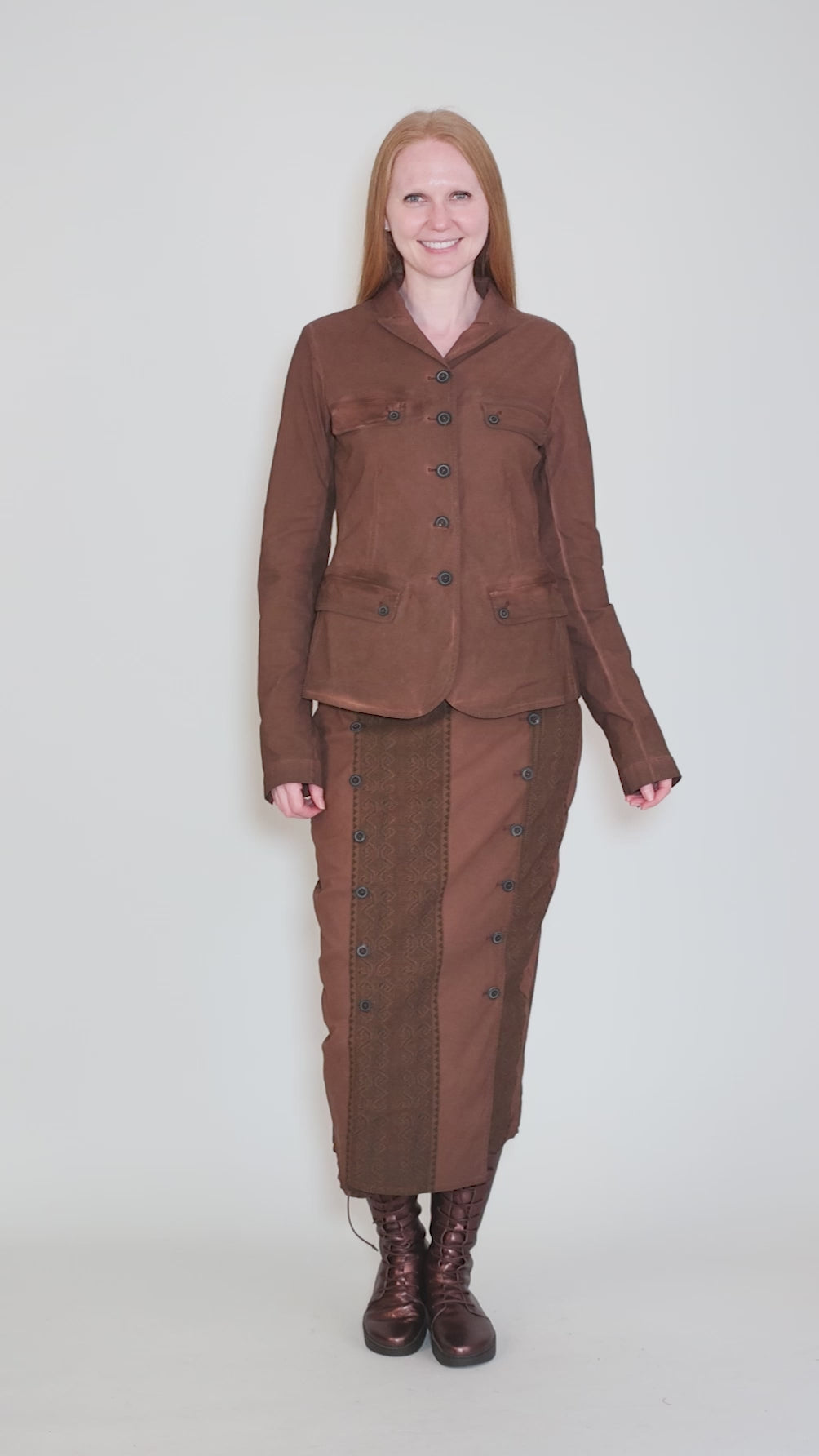 Overdye Camp Jacket, Henna Cloud Angle 5