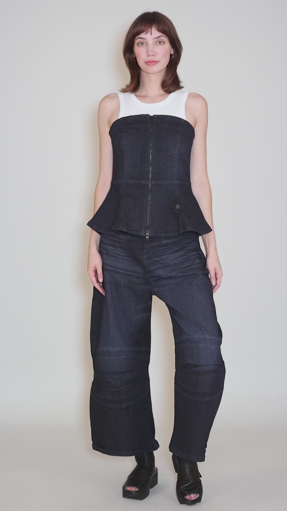 Blue Shape Corset, Dark Blue Angle 7