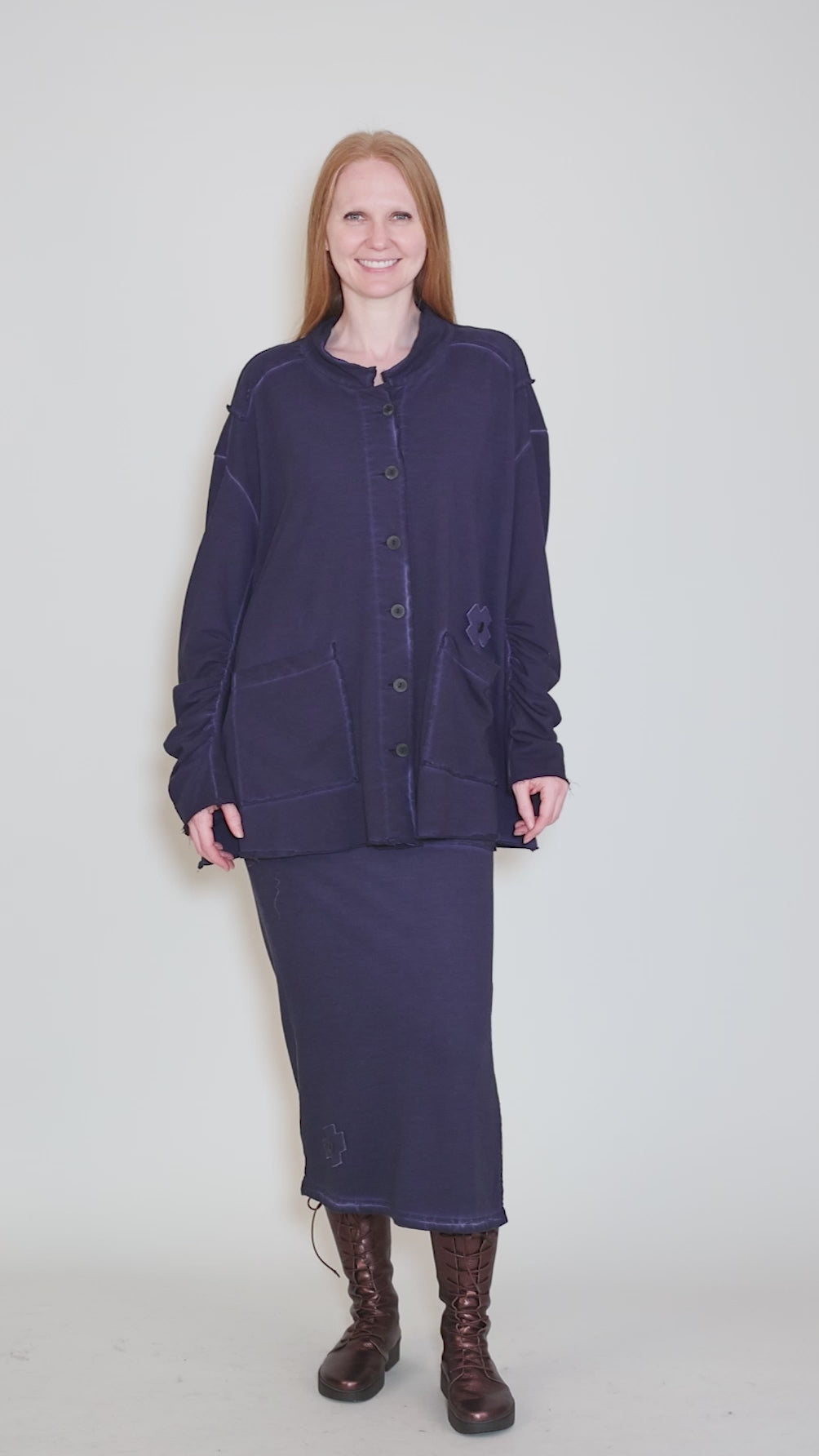 Boxy Sweat Shirt, Ocean Angle 7