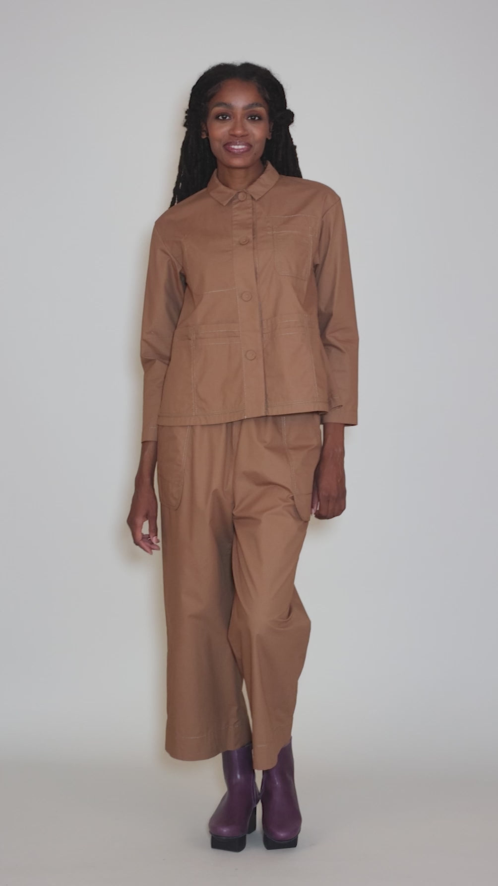 Dates Jacket, Brown Angle 5