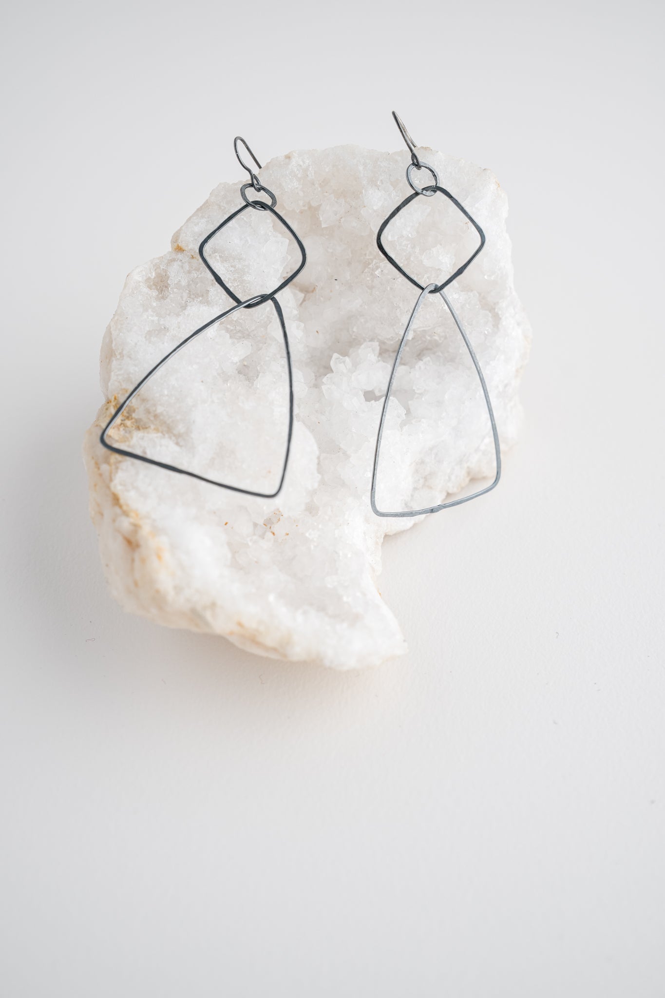 Red I Jewelry Big Geo Earrings 