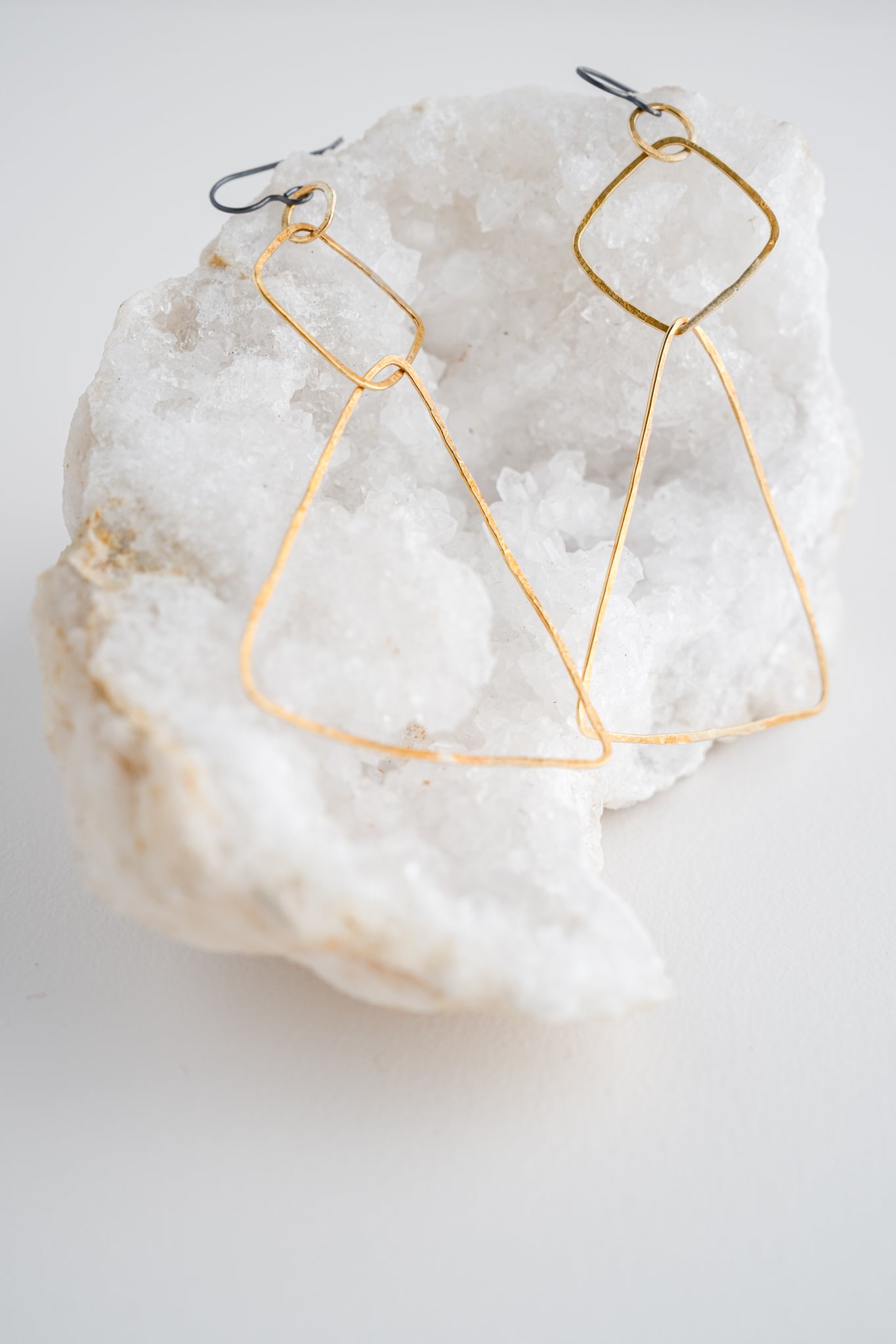 Red I Jewelry Big Geo Earrings 
