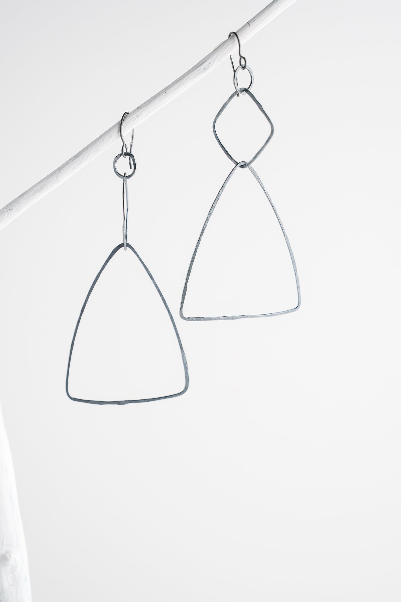 Red I Jewelry Big Geo Earrings 