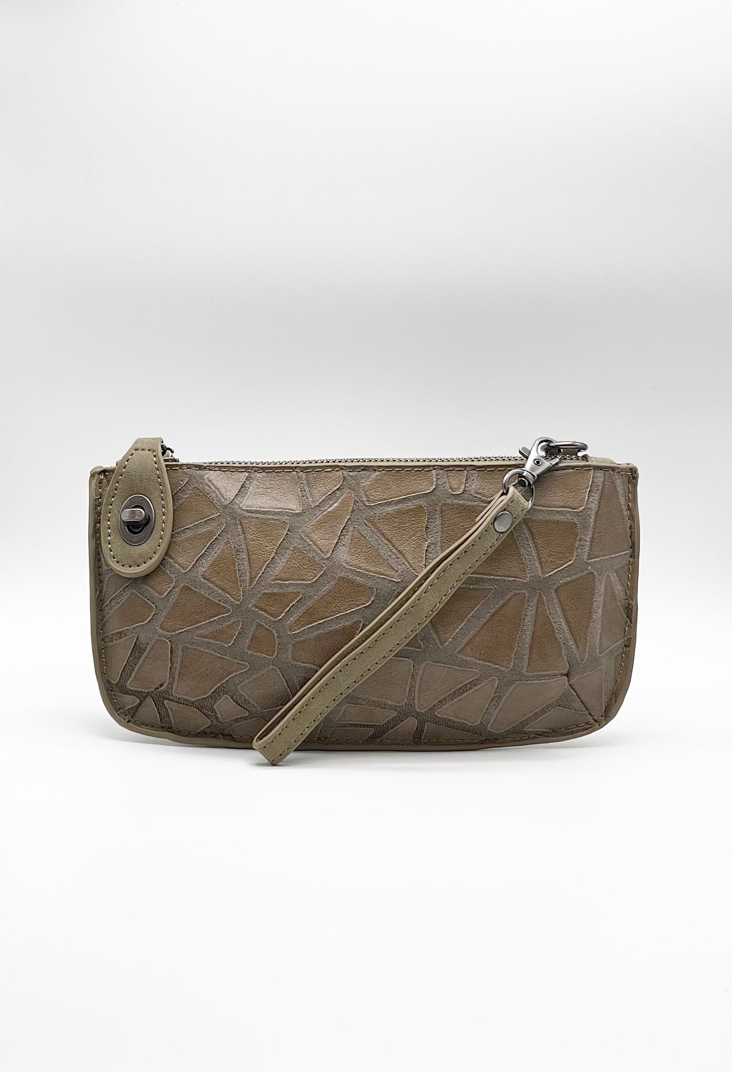 Joy Susan Mini Crossbody Wristlet, Sage Geo One Size Sage