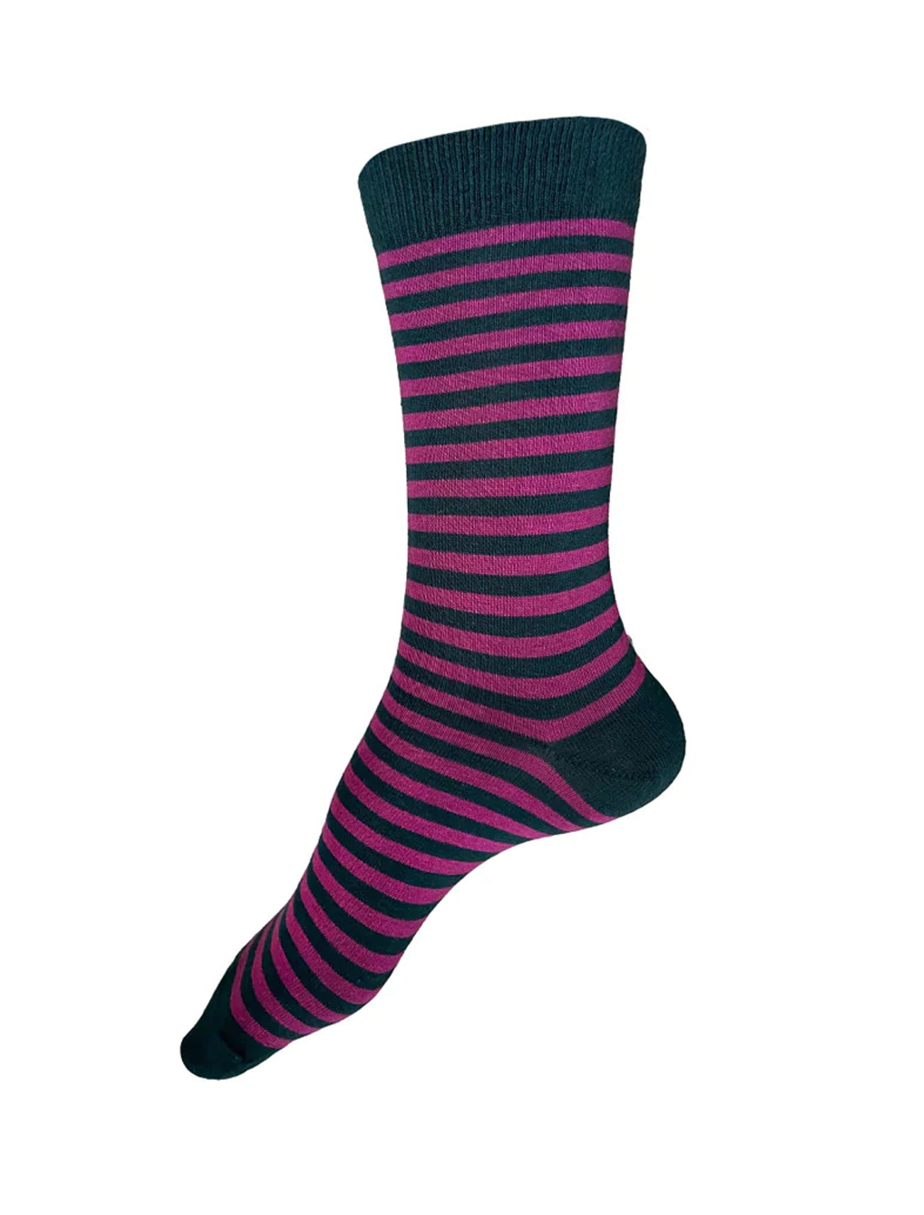 This Night TN Stripe Socks, Teal/Orchid 