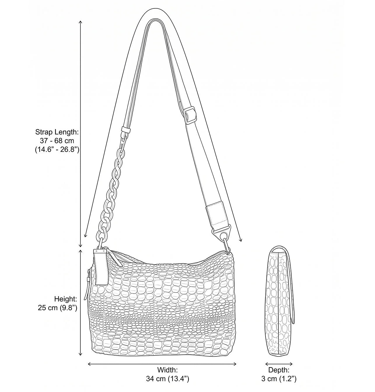 Daniella Lehavi Tokyo Crossbody Bag, Denim 