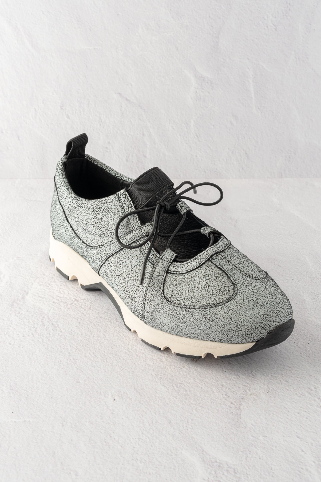 All Black Ghillie Sneaker, White 