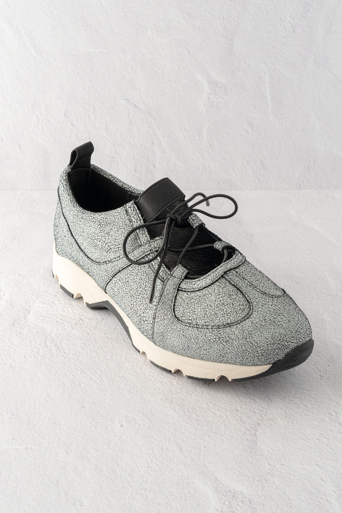All Black Ghillie Sneaker, White 