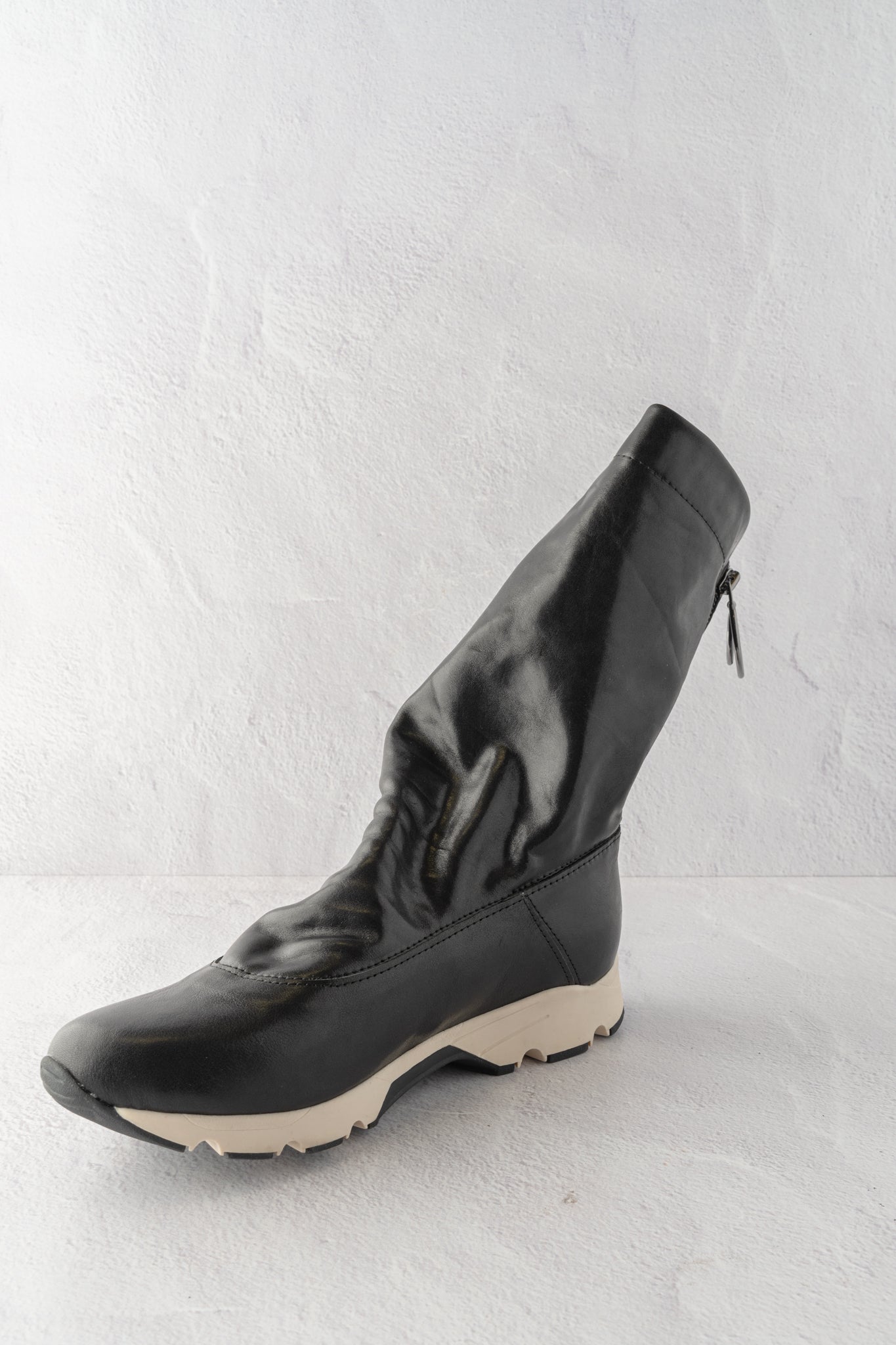 All Black Sneaker Kid Bootie, Black 