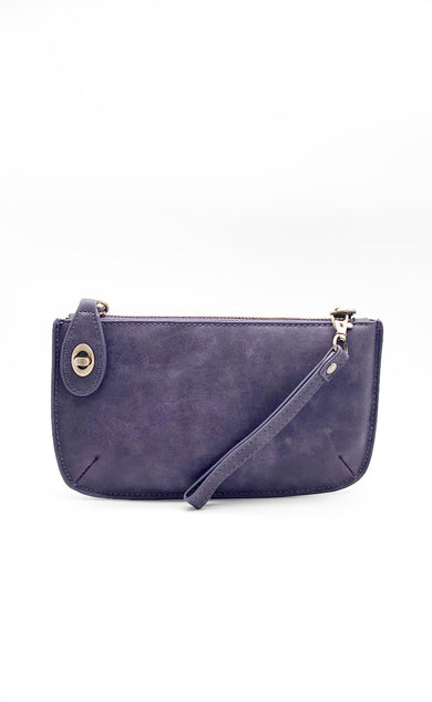 Joy Accessories Mini Crossbody Wristlet, Deep Violet Luxe 