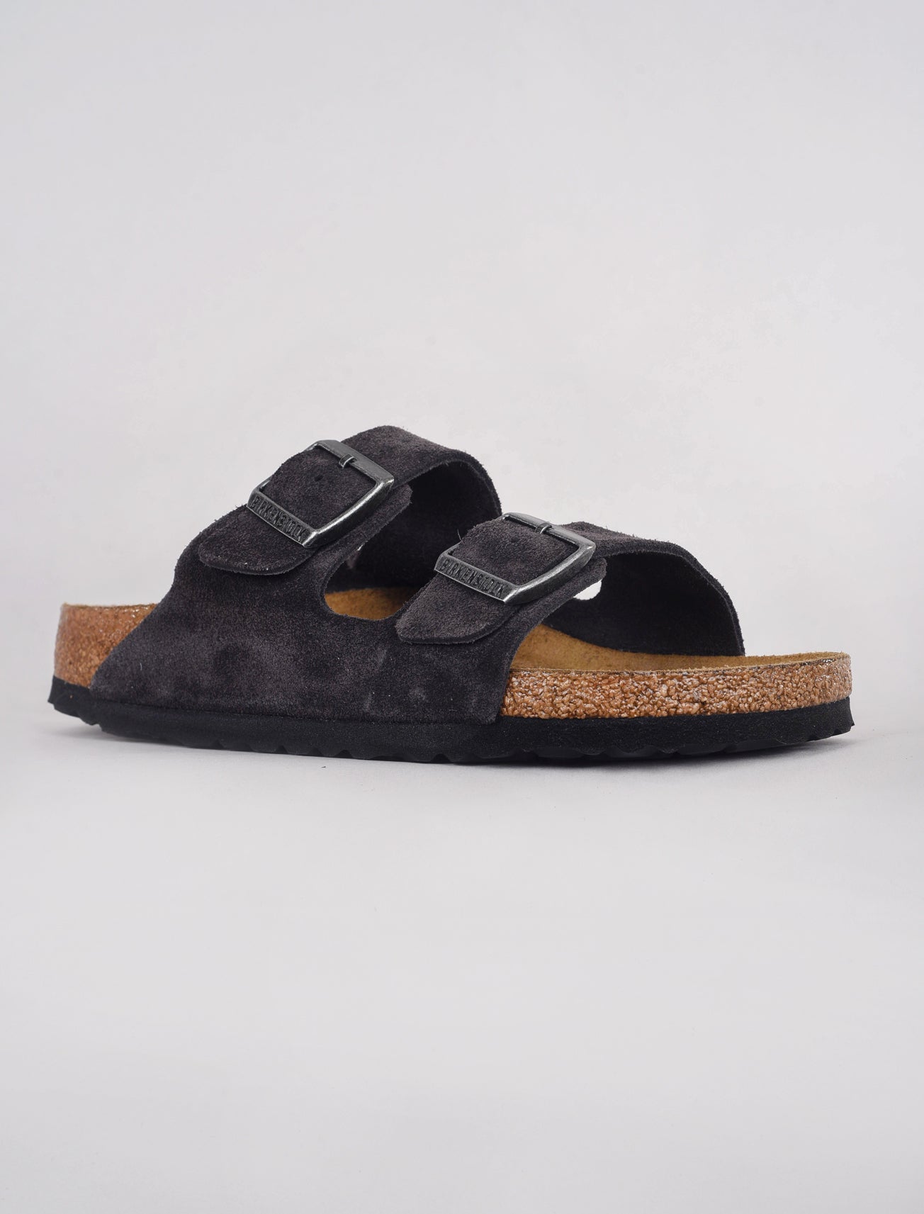 Birkenstock Arizona Soft Bed Sandal, Velvet Gray 