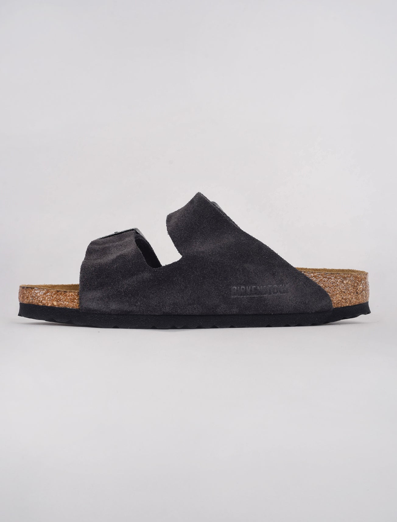 Birkenstock Arizona Soft Bed Sandal, Velvet Gray 