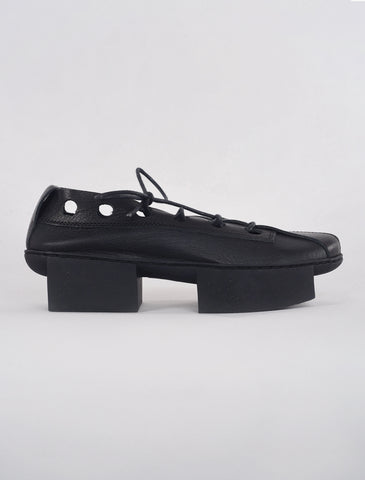 Trippen Shoes Spores Box Oxford, Black Alba 