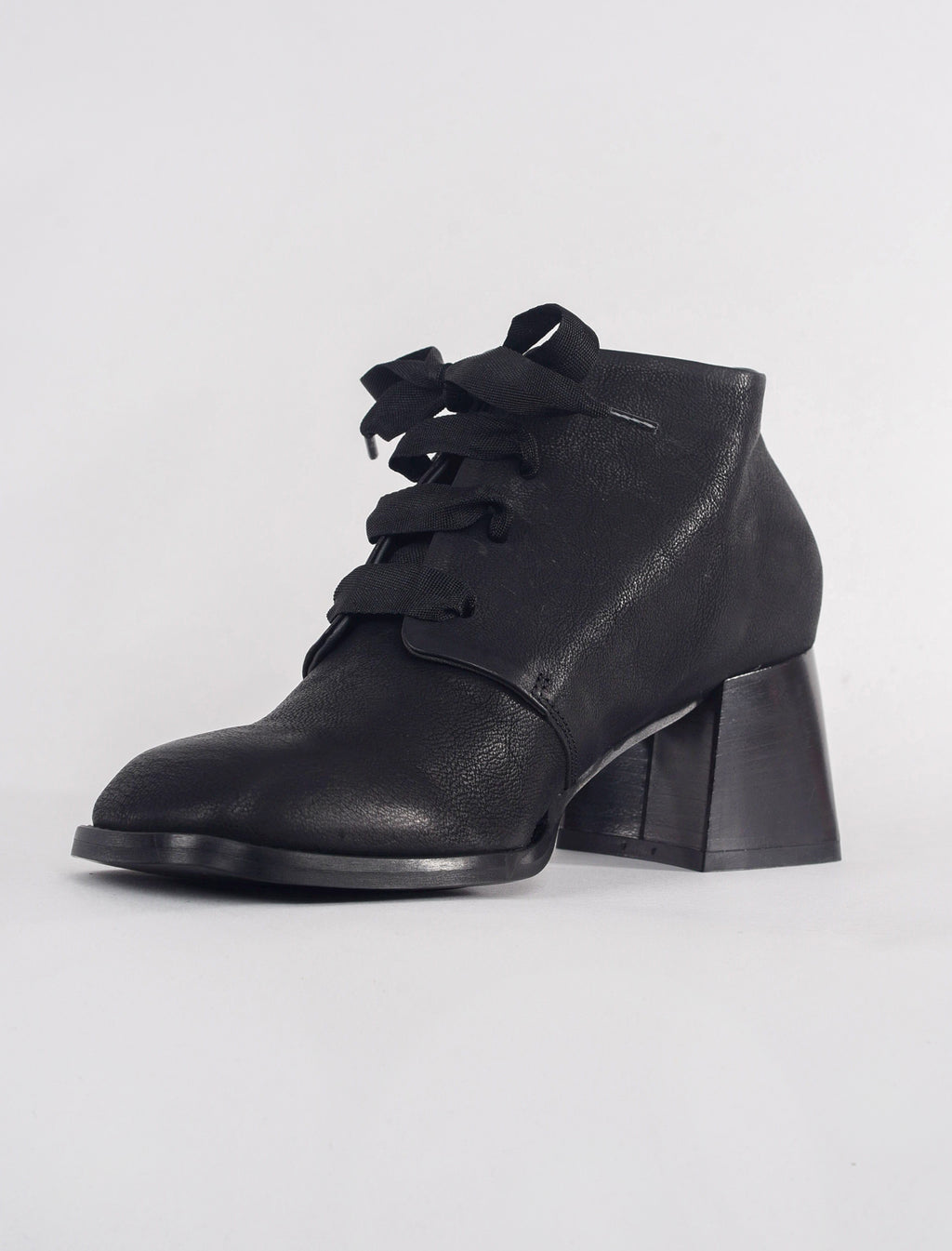 All Black Square Signora Shoe, Black 