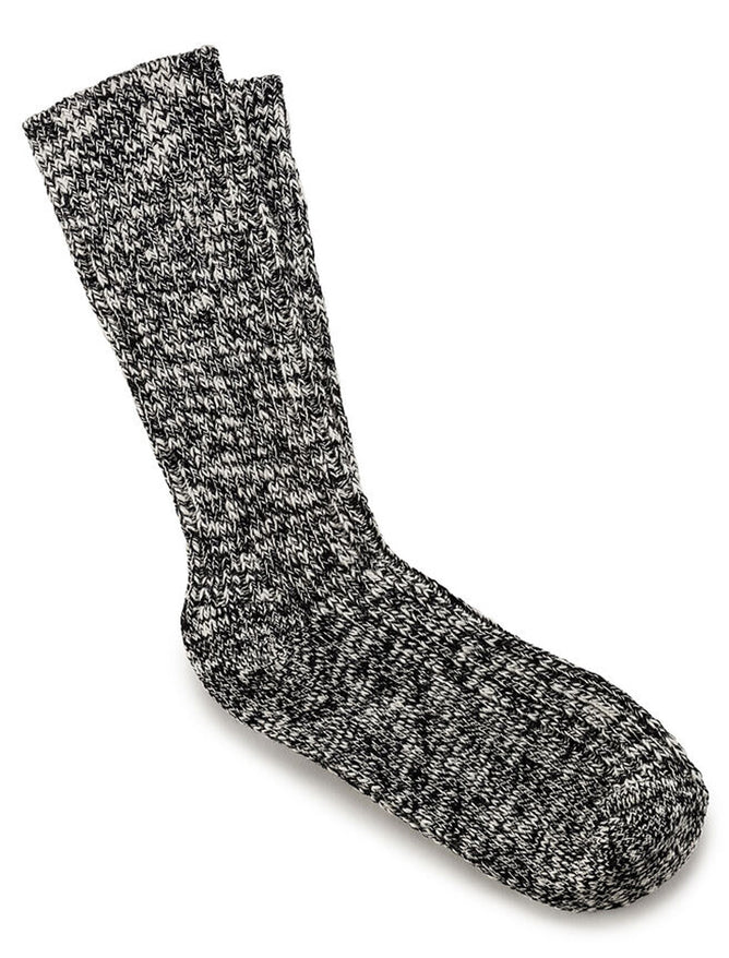 Birkenstock Birk Cotton Slub Sock, Black 
