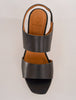 Coclico Massy Cork Wedge, Deep Sea Black 