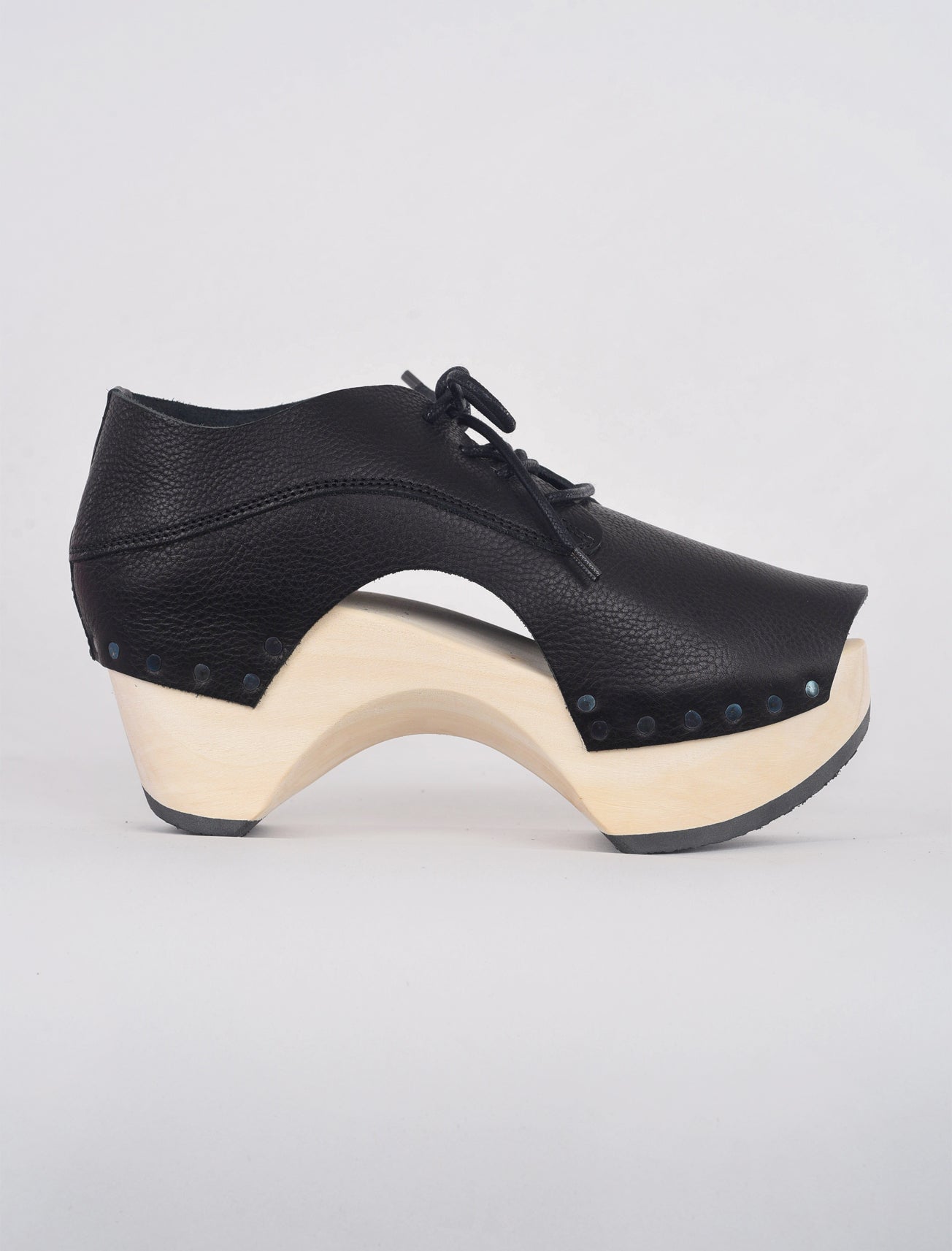 Trippen Shoes Cavity Clog, Black Waw 