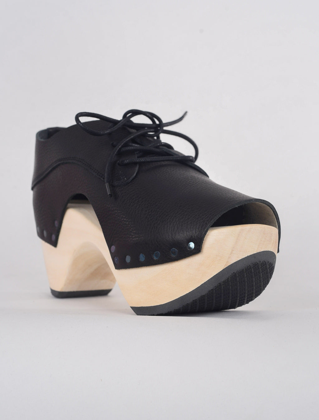 Trippen Shoes Cavity Clog, Black Waw 