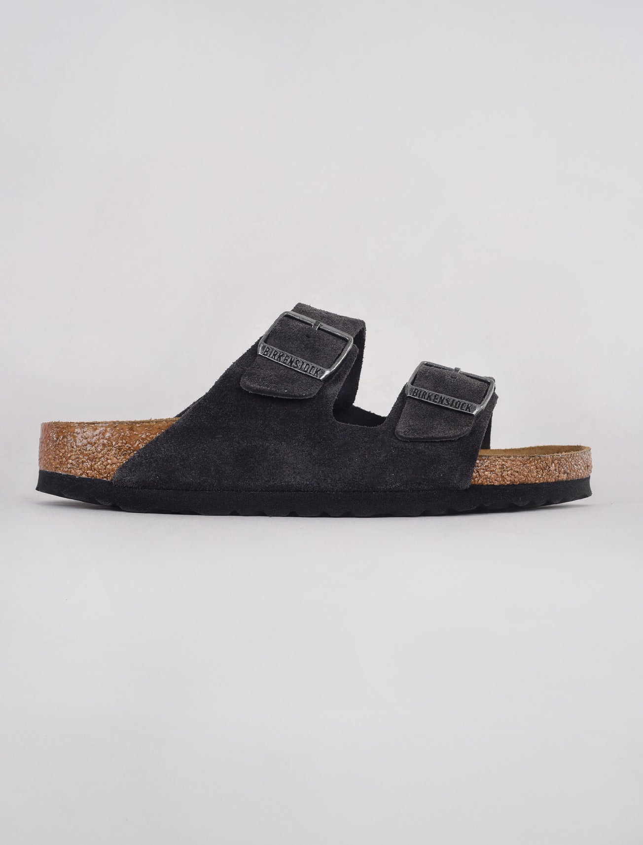 Birkenstock Arizona Soft Bed Sandal, Velvet Gray 