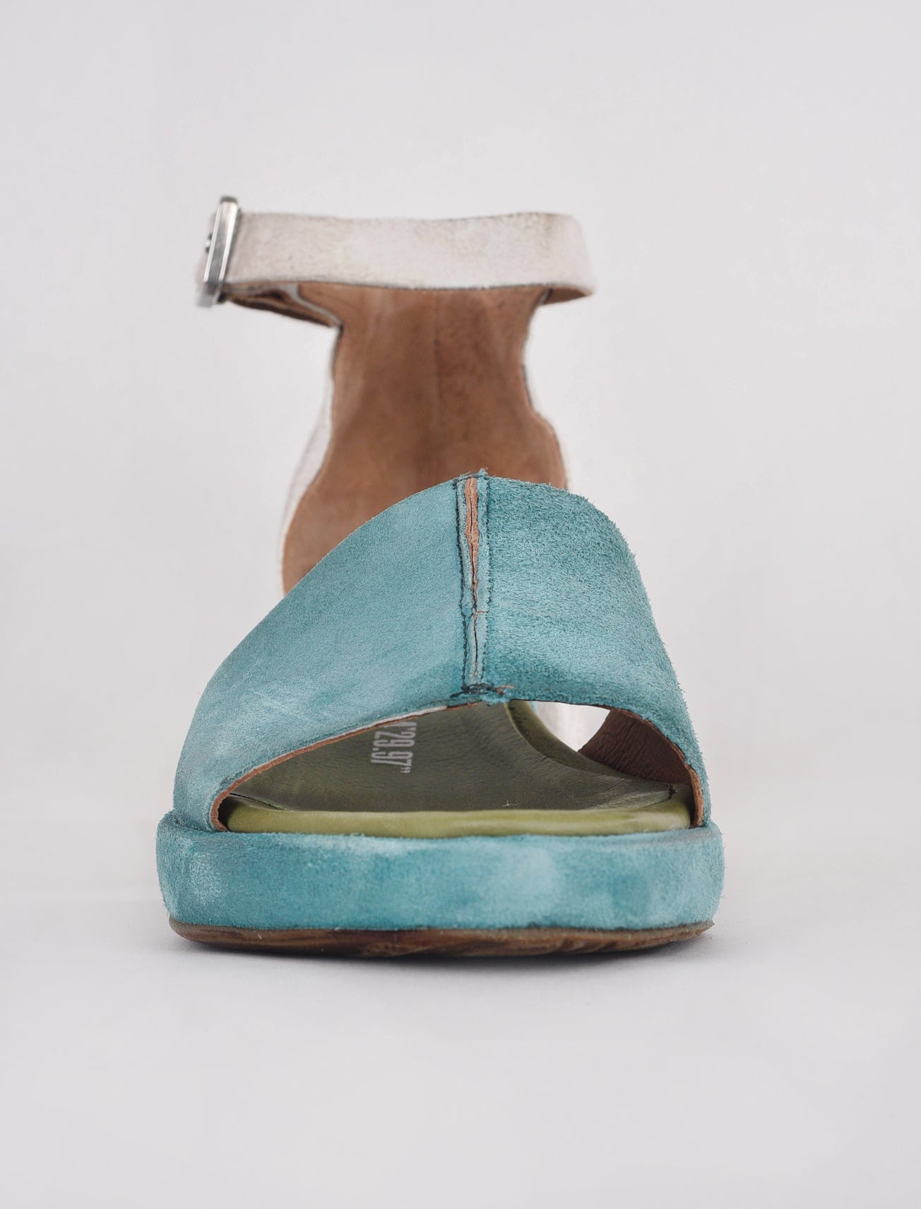 A.S. 98 Cru Block Heel, Emerald 