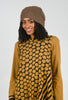 Fenini Ribbed Slouch Hat, Toffee 