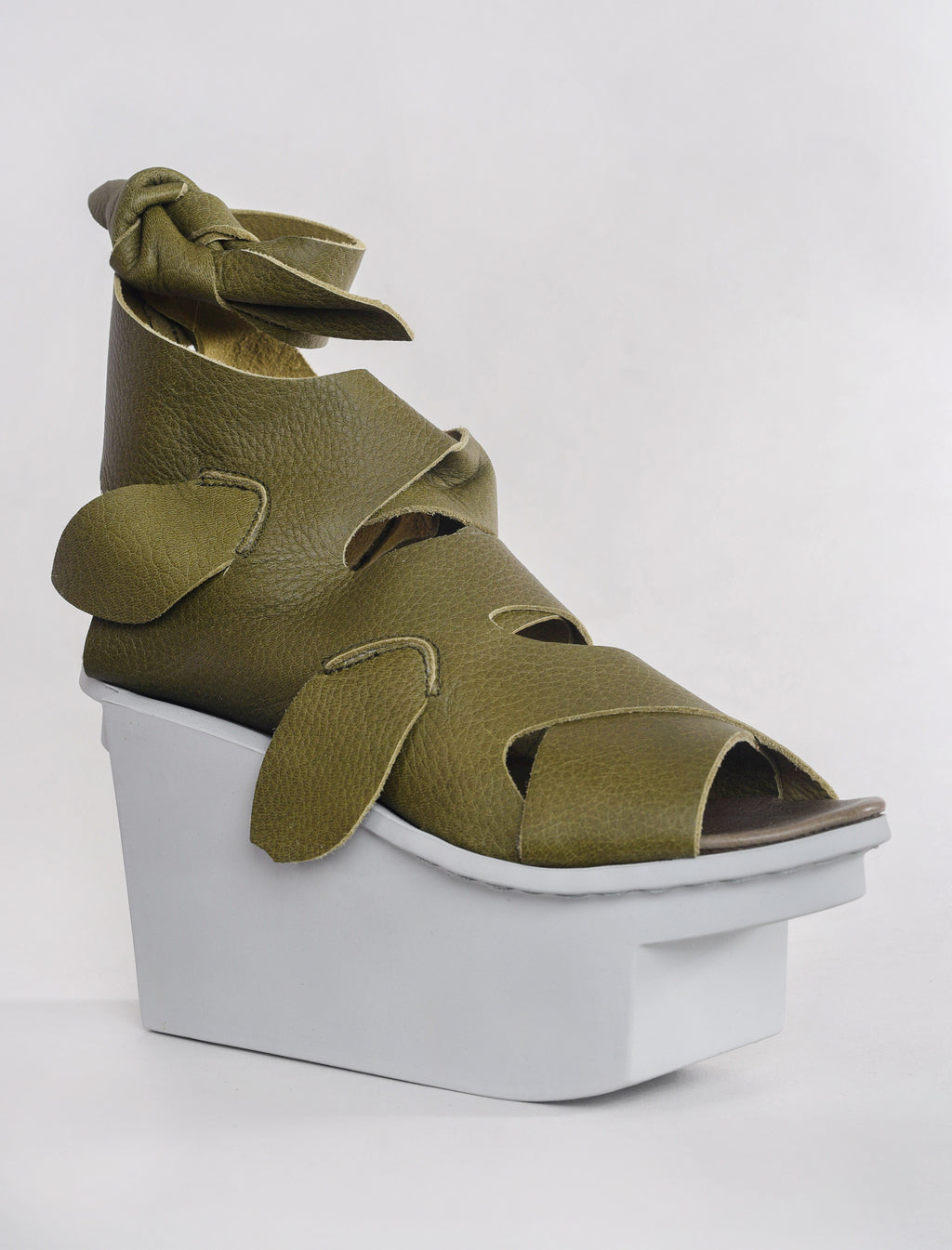 Trippen Shoes Liana Geisha, Khaki Alba 