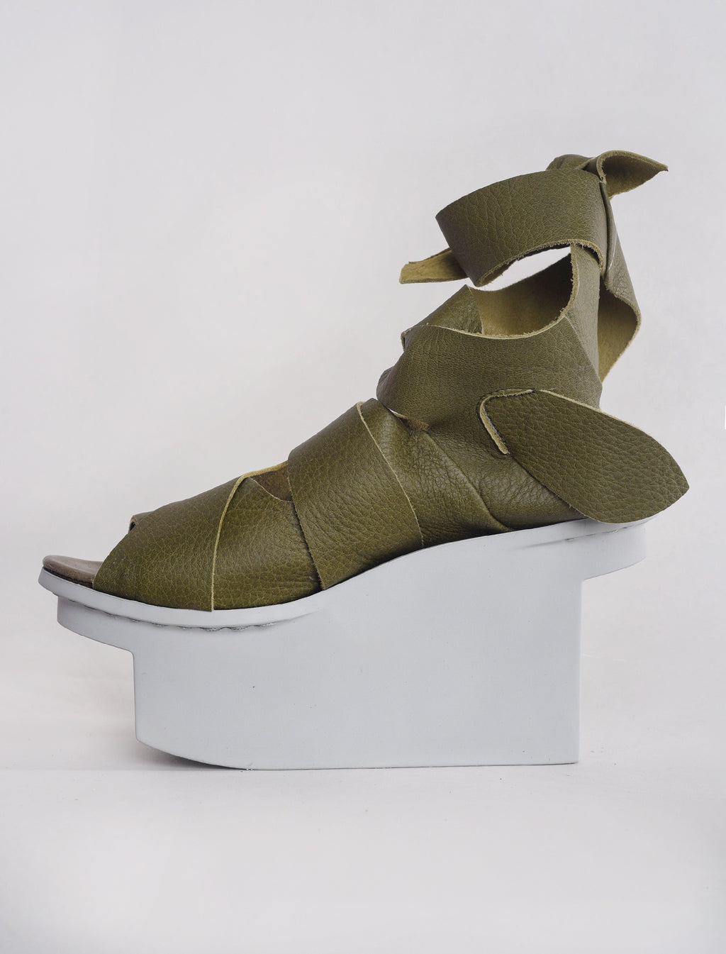 Trippen Shoes Liana Geisha, Khaki Alba 