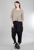 Paper Temples Reverse Pocket Sweater, Taupe 