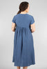 Grizas Pleat Bodice Lady Dress, Blue 